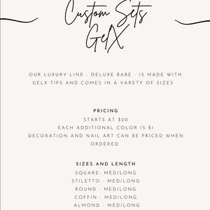 Custom GelX Press-On Nails